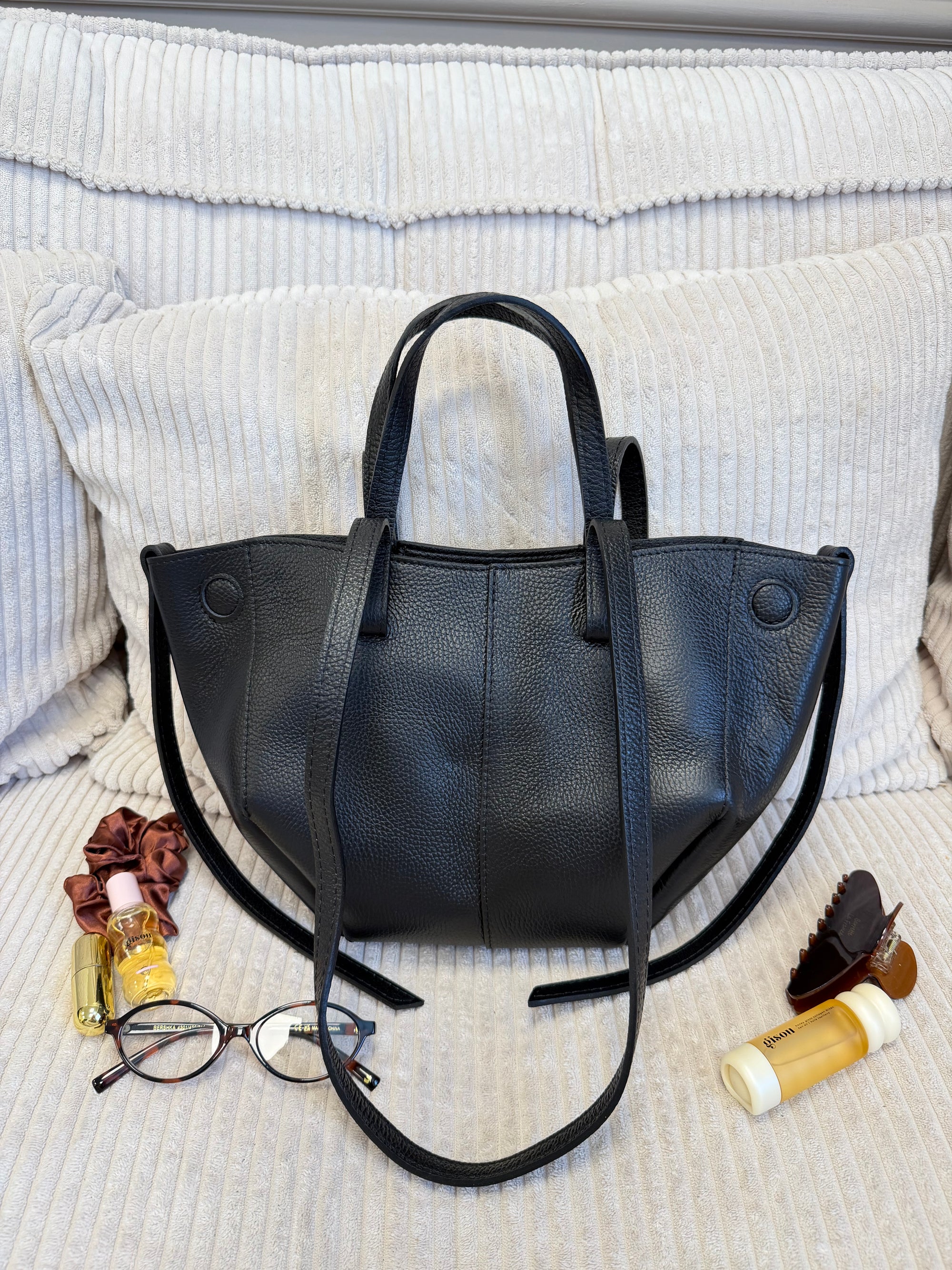 SAC EVA GRAINÉ NOIR