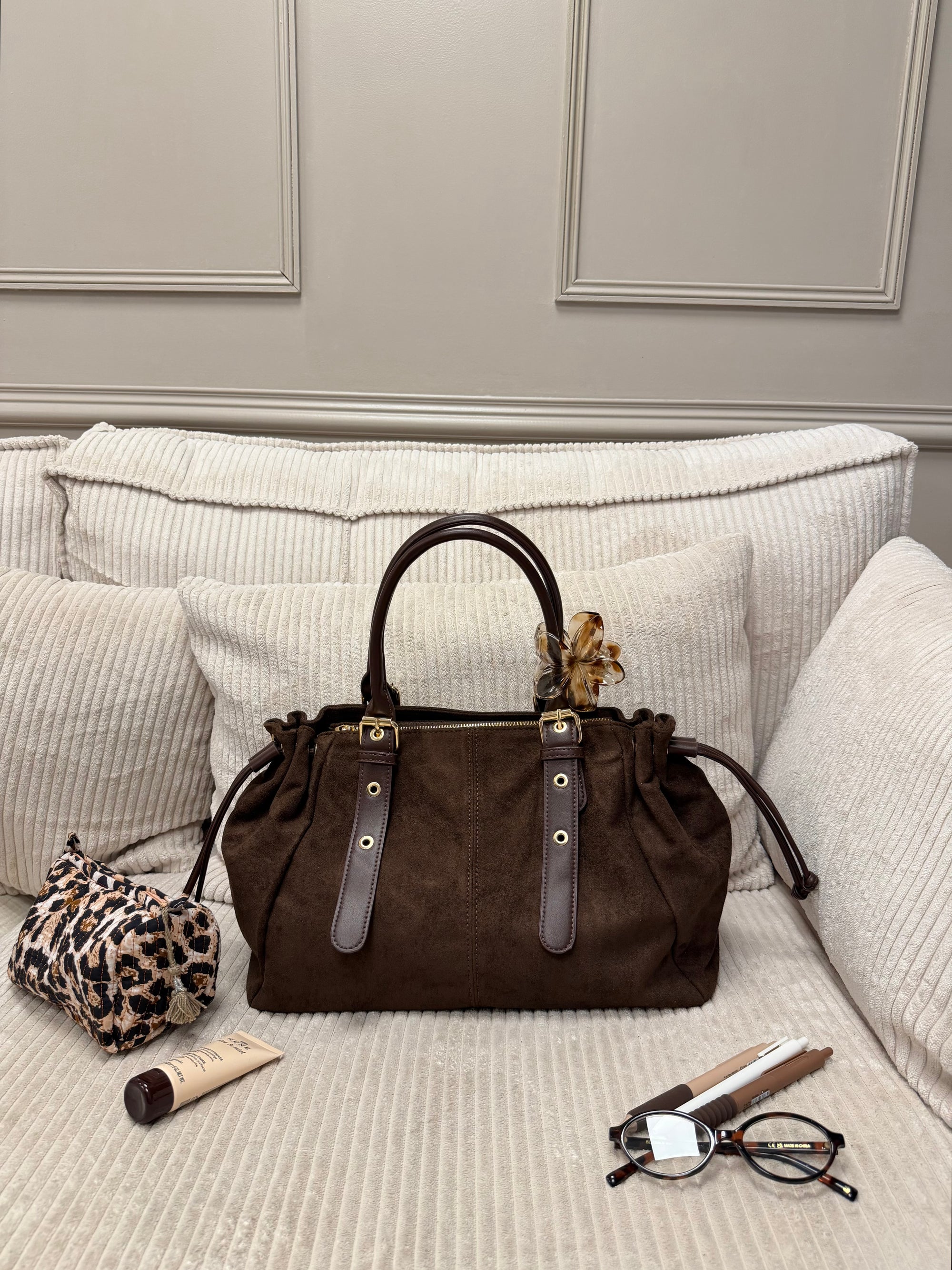 SAC CLÉO MARRON BI MATIÈRE