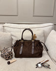 SAC CLÉO MARRON BI MATIÈRE