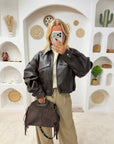VESTE SOLINE CHOCOLAT