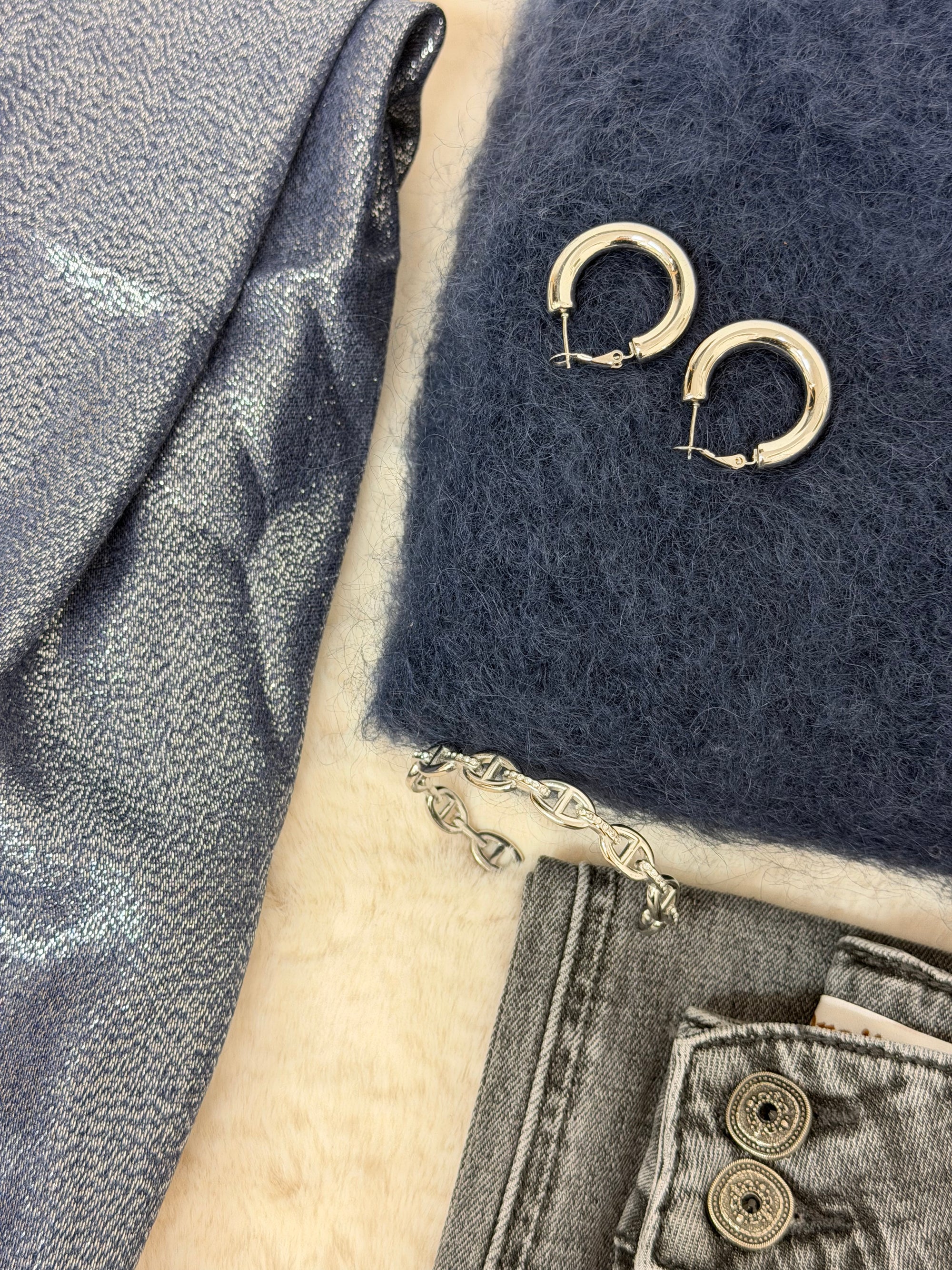 JONC ARWEEN STRASS ARGENTÉ