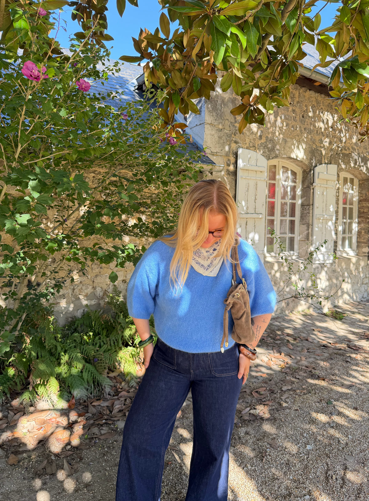 PULL ELÉA BLEU JEAN