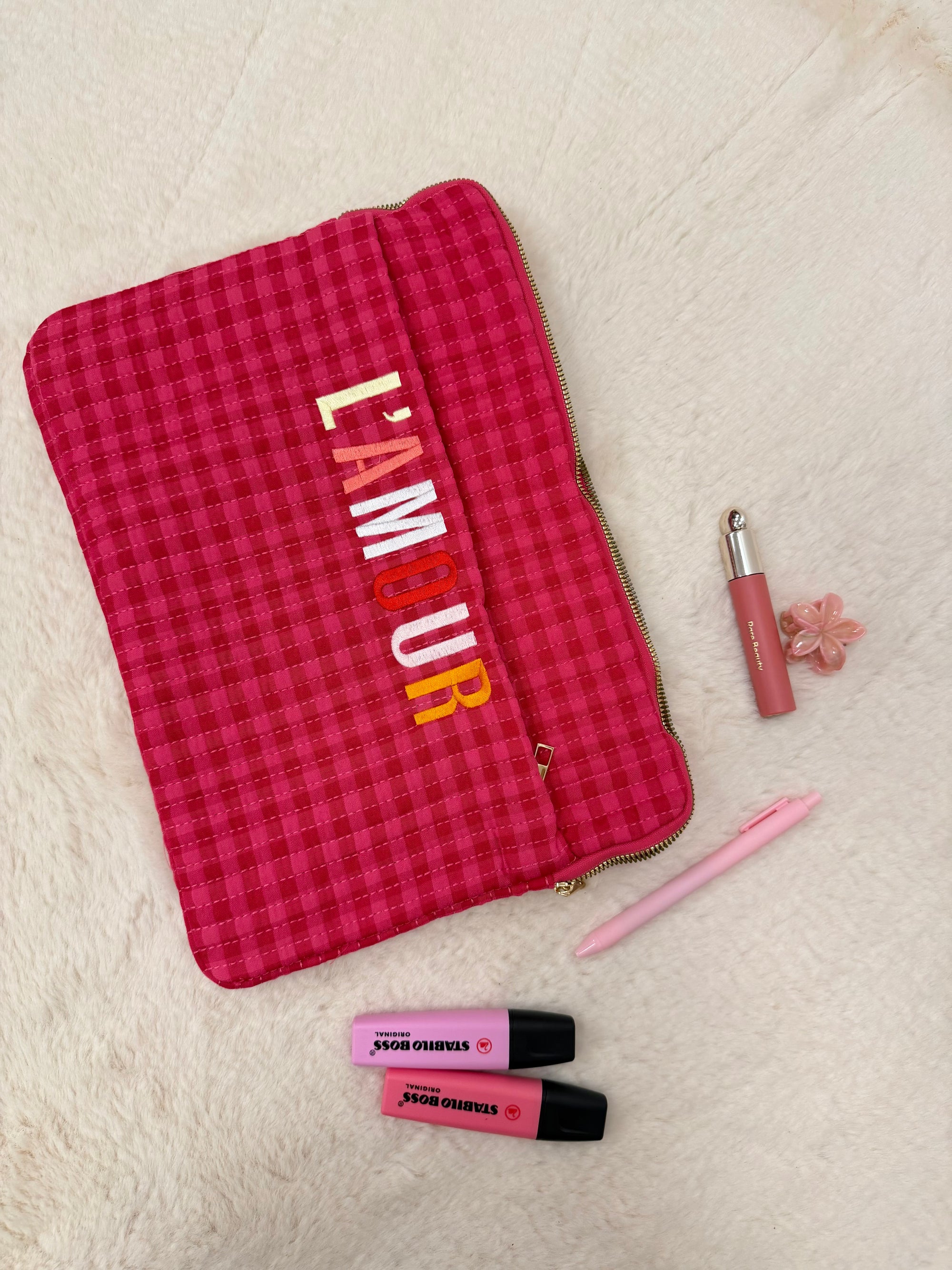 POCHETTE ORDINATEUR L’AMOUR VICHY 13"