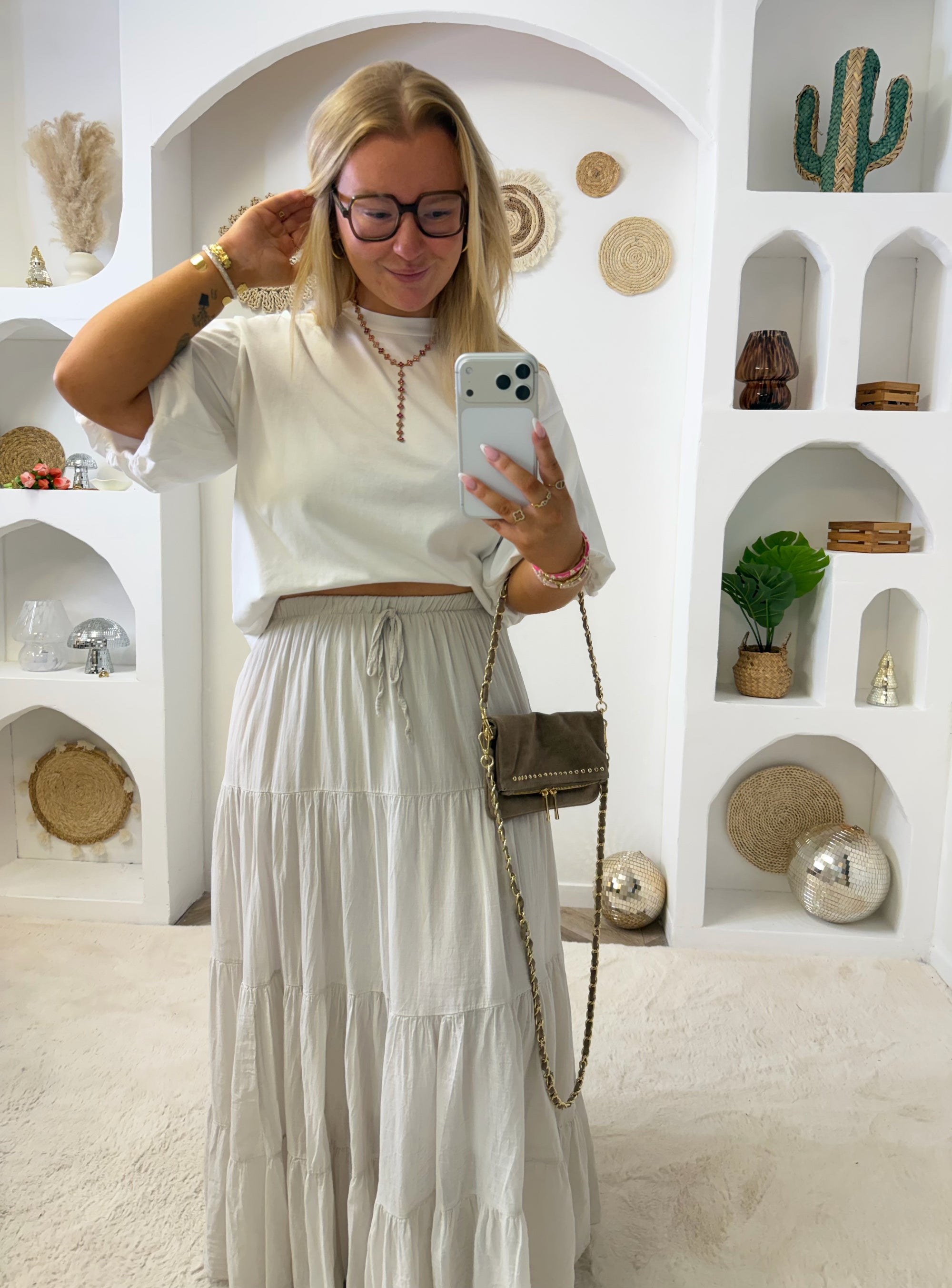 JUPE ENOLA BEIGE