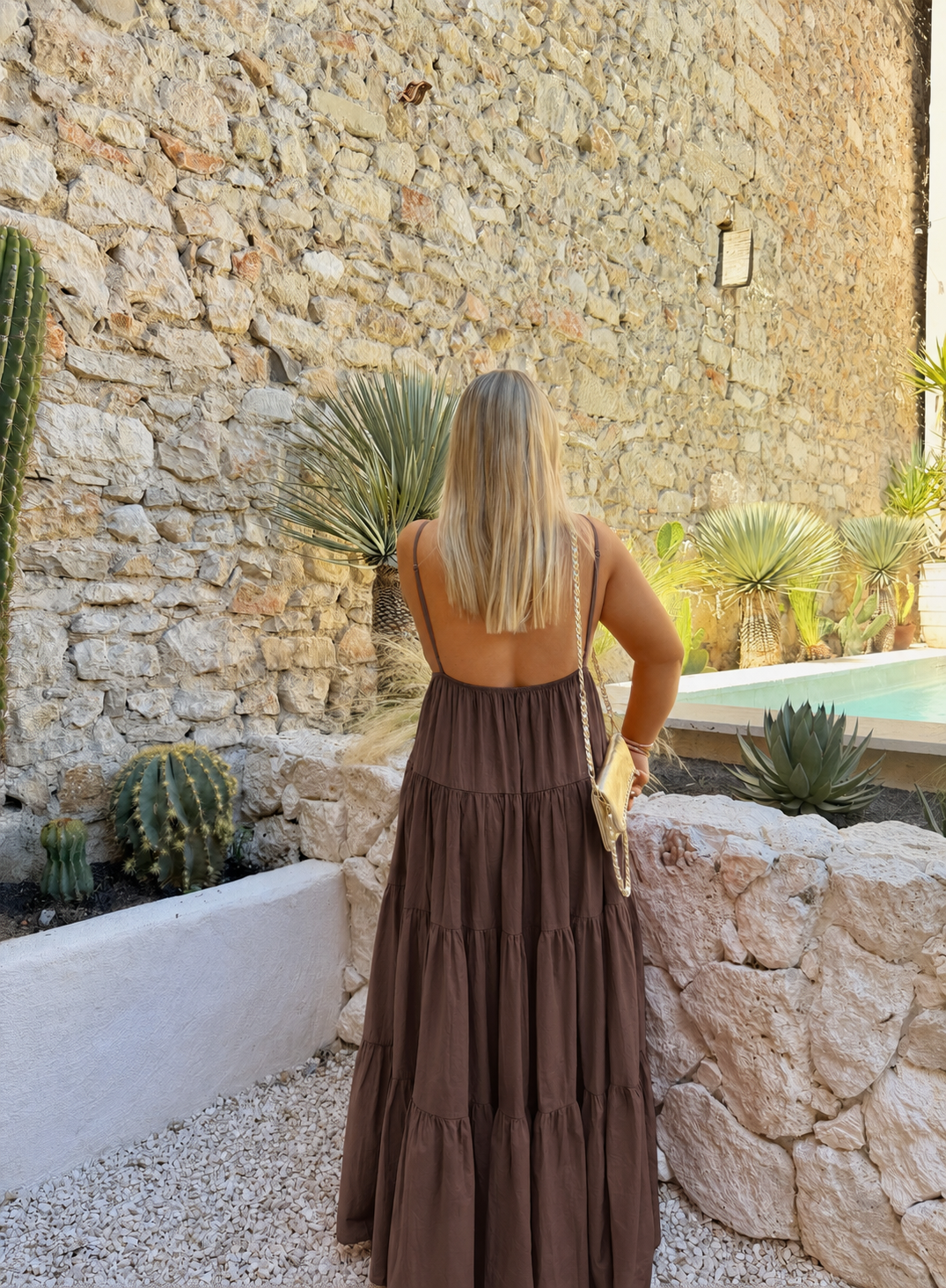 ROBE SOLEIL MARRON