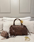 SAC ALIX XL MARRON MAT