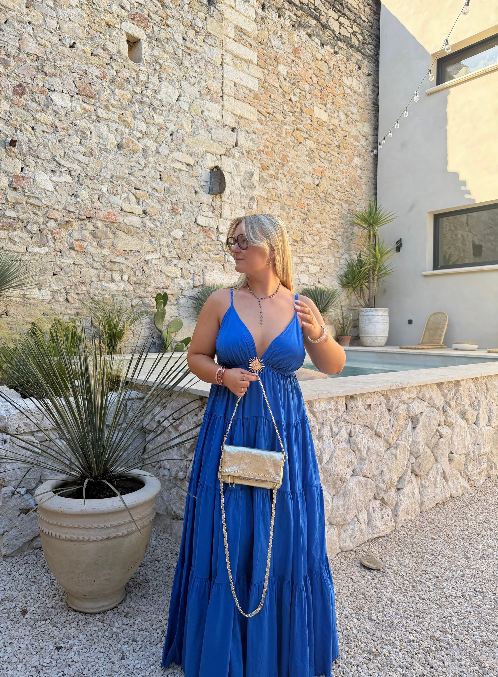 ROBE SOLEIL BLEU ROI