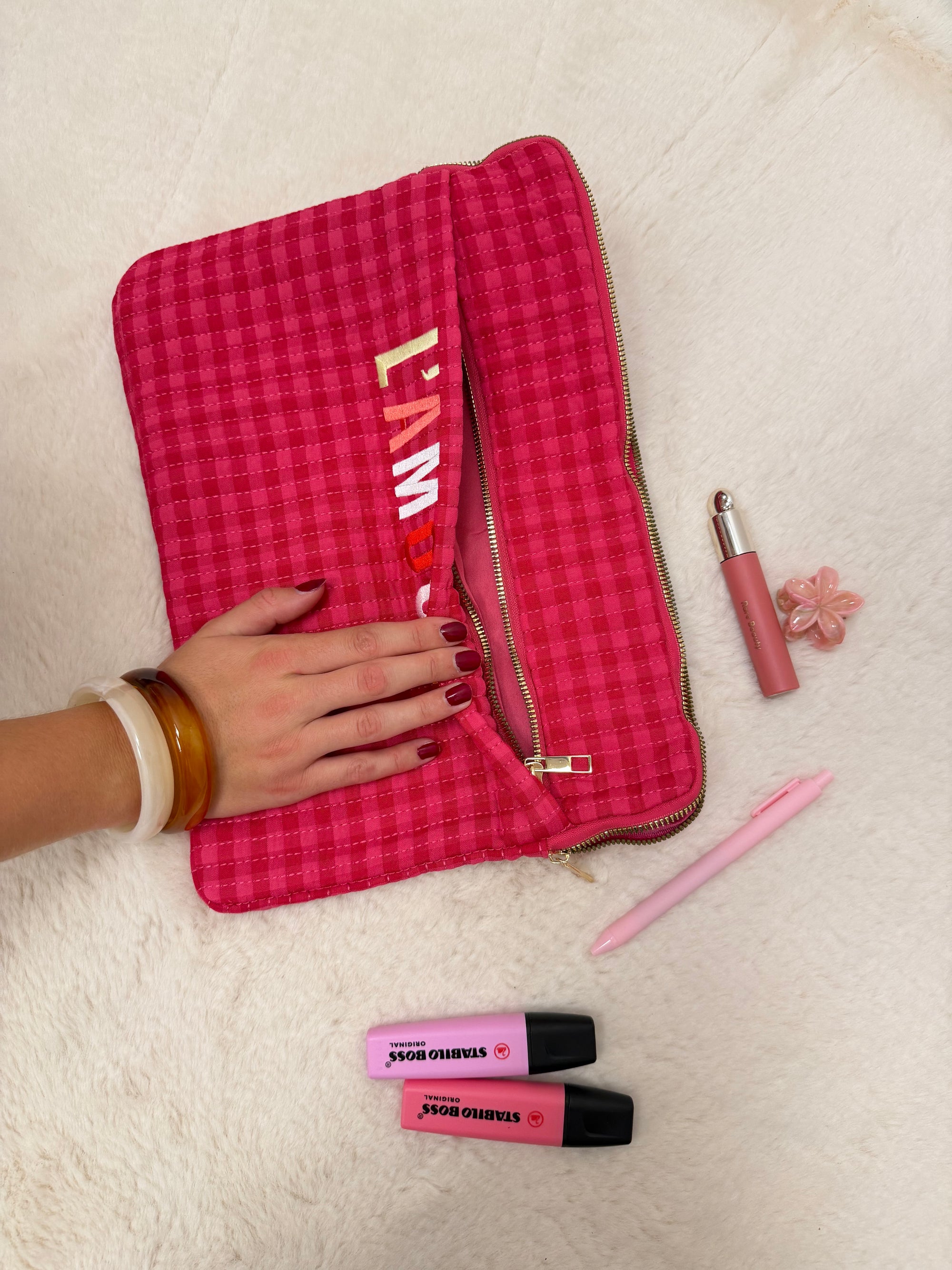 POCHETTE ORDINATEUR L’AMOUR VICHY 13"
