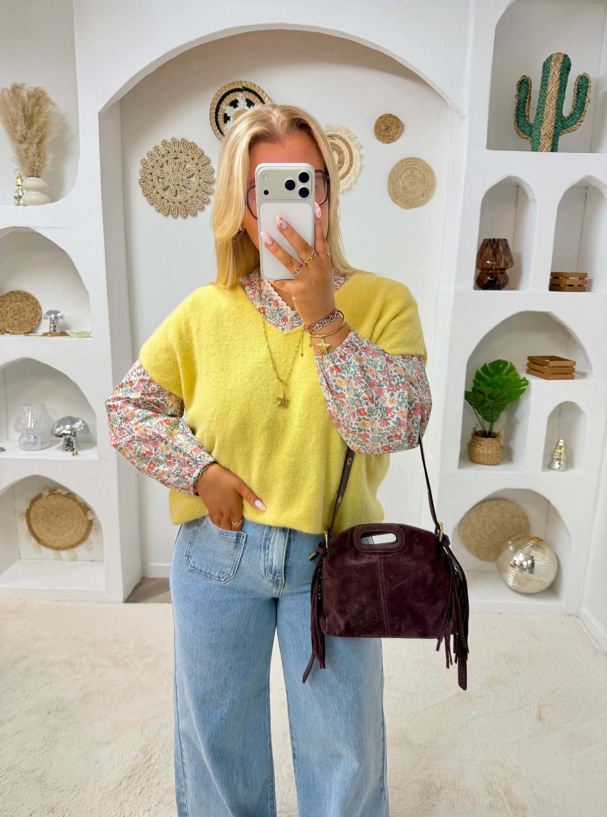 PULL LYSE JAUNE