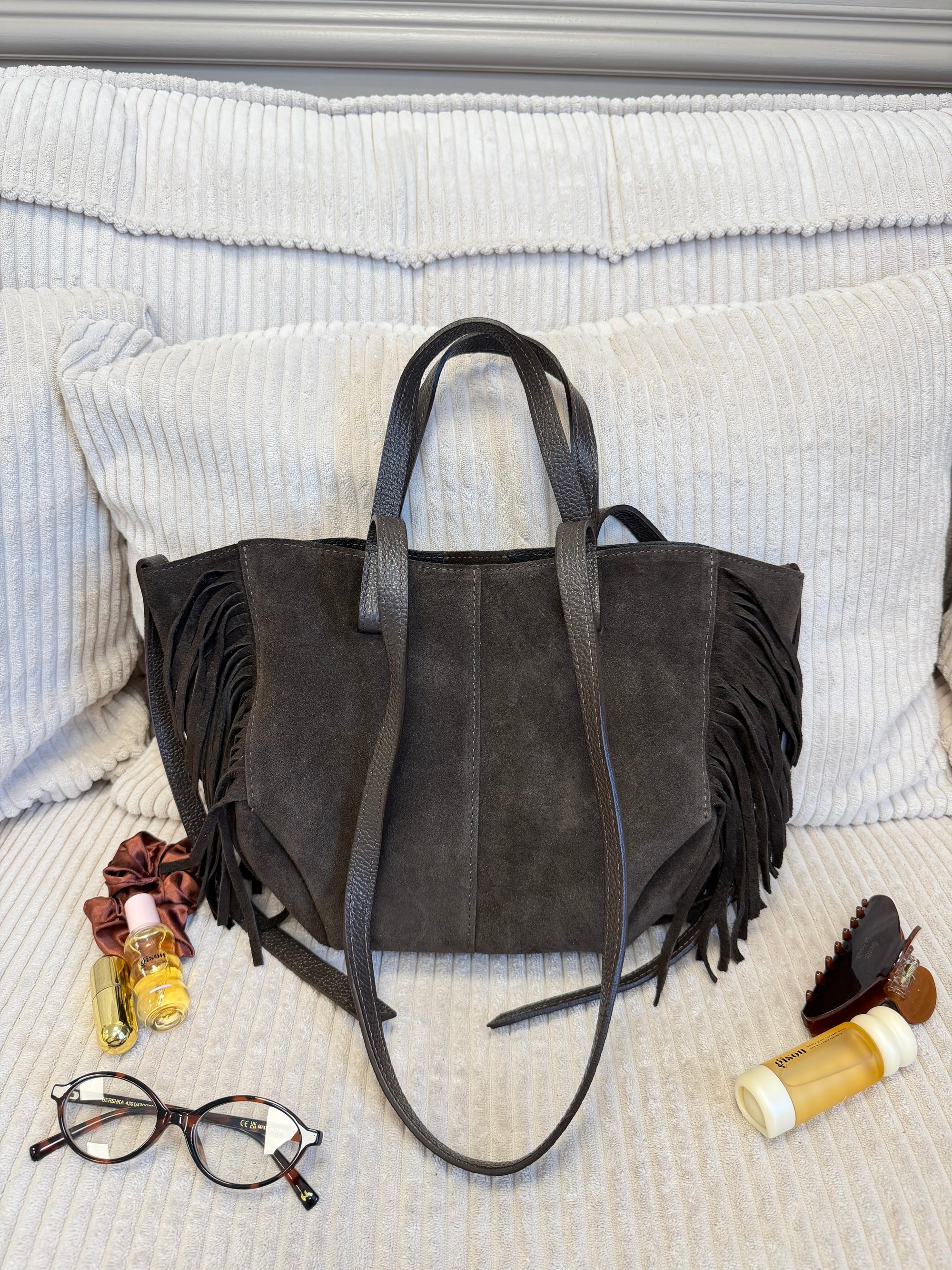 SAC EVA FRANGE NOIR