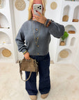 GILET CAMILLE GRIS