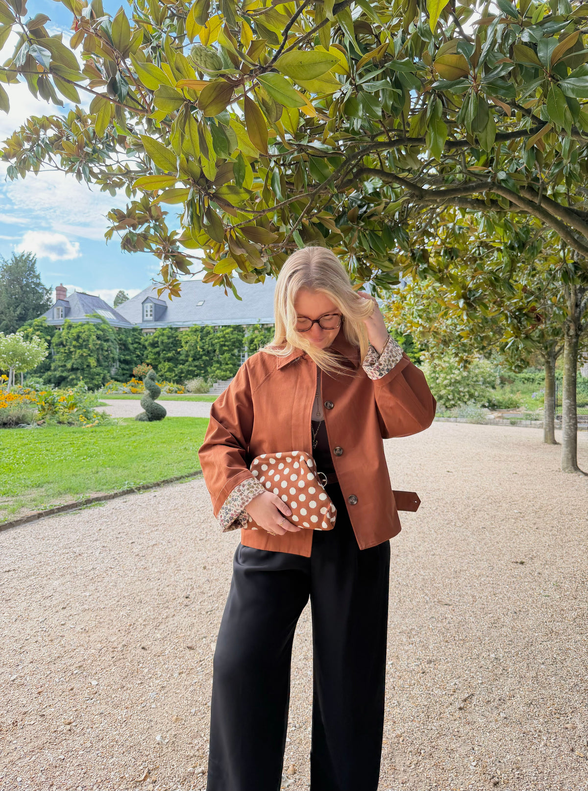 TRENCH LIBERTY DANAÉ COGNAC