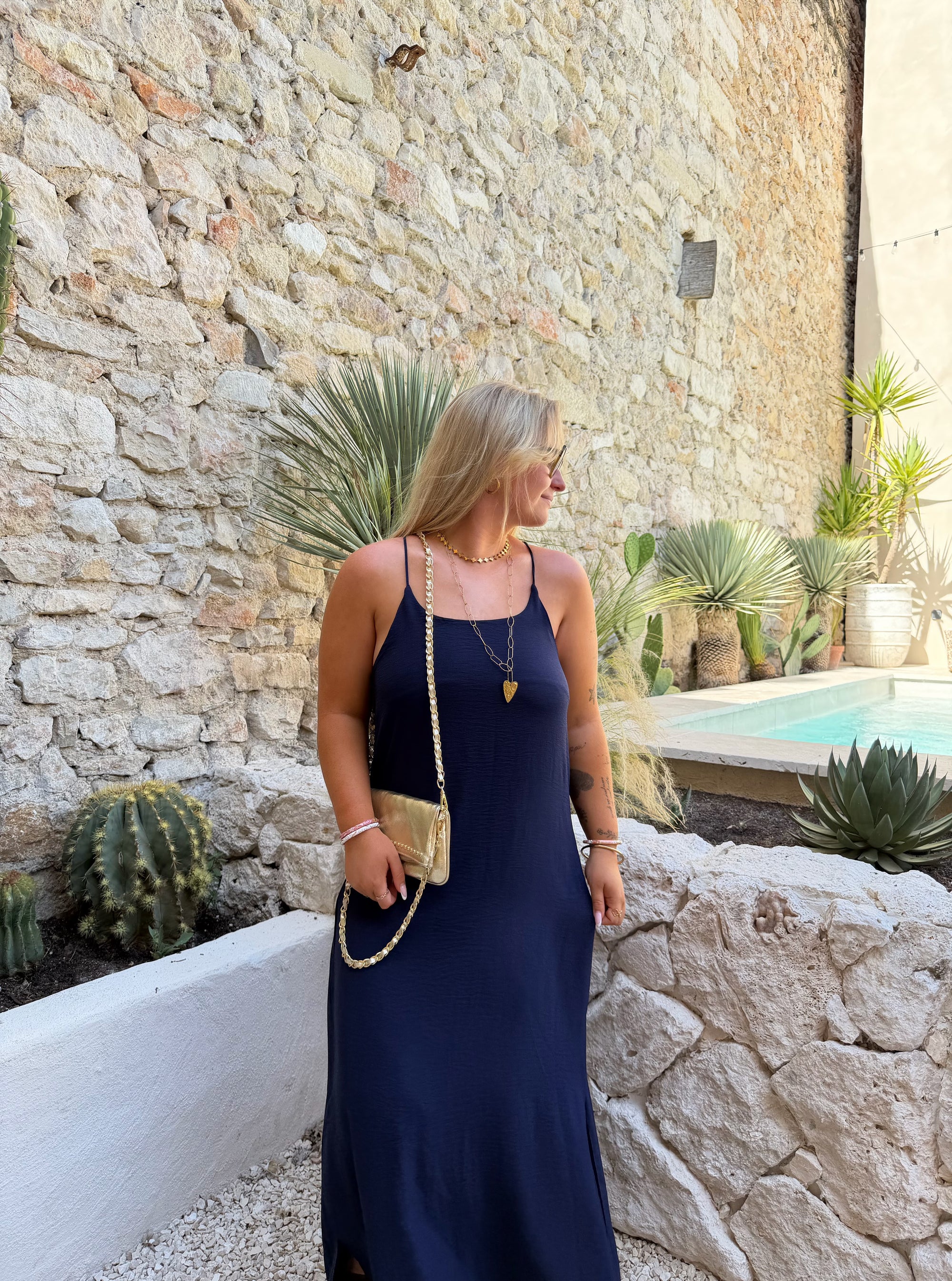 ROBE DIANE BLEU MARINE