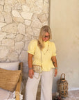 HAUT SMOCKÉ JAUNE