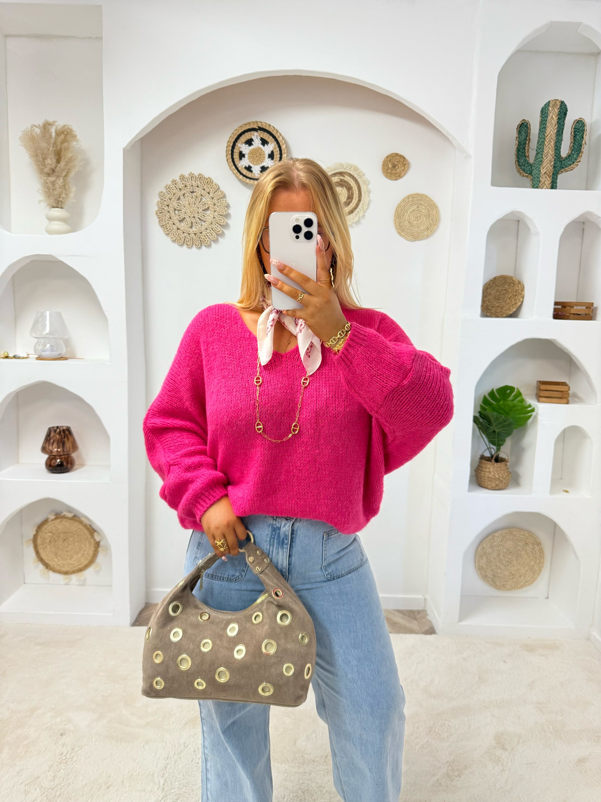 PULL VICTORIA FUSHIA