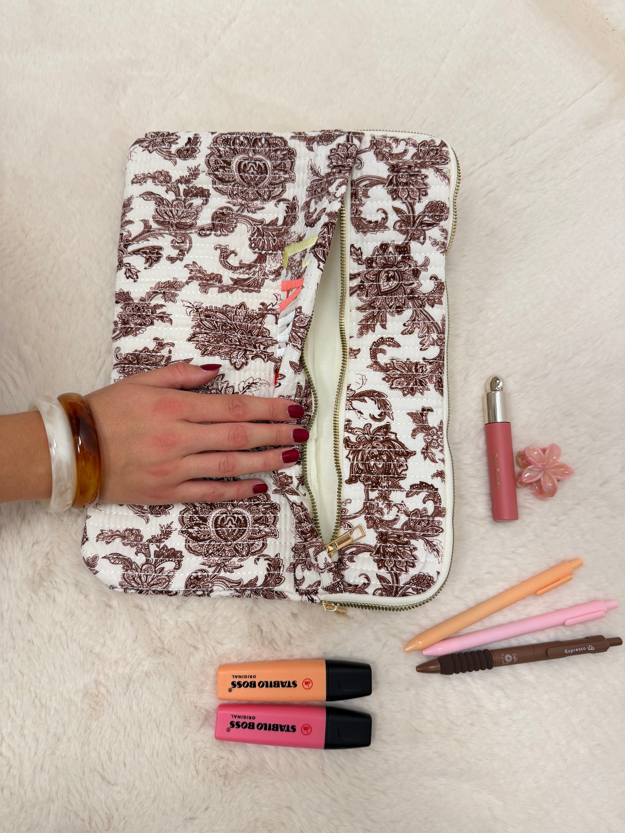 POCHETTE ORDINATEUR L’AMOUR MARRON 13"