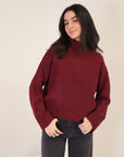 PULL LIA BORDEAUX