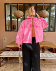 PANTALON LIN PAULINE NOIR