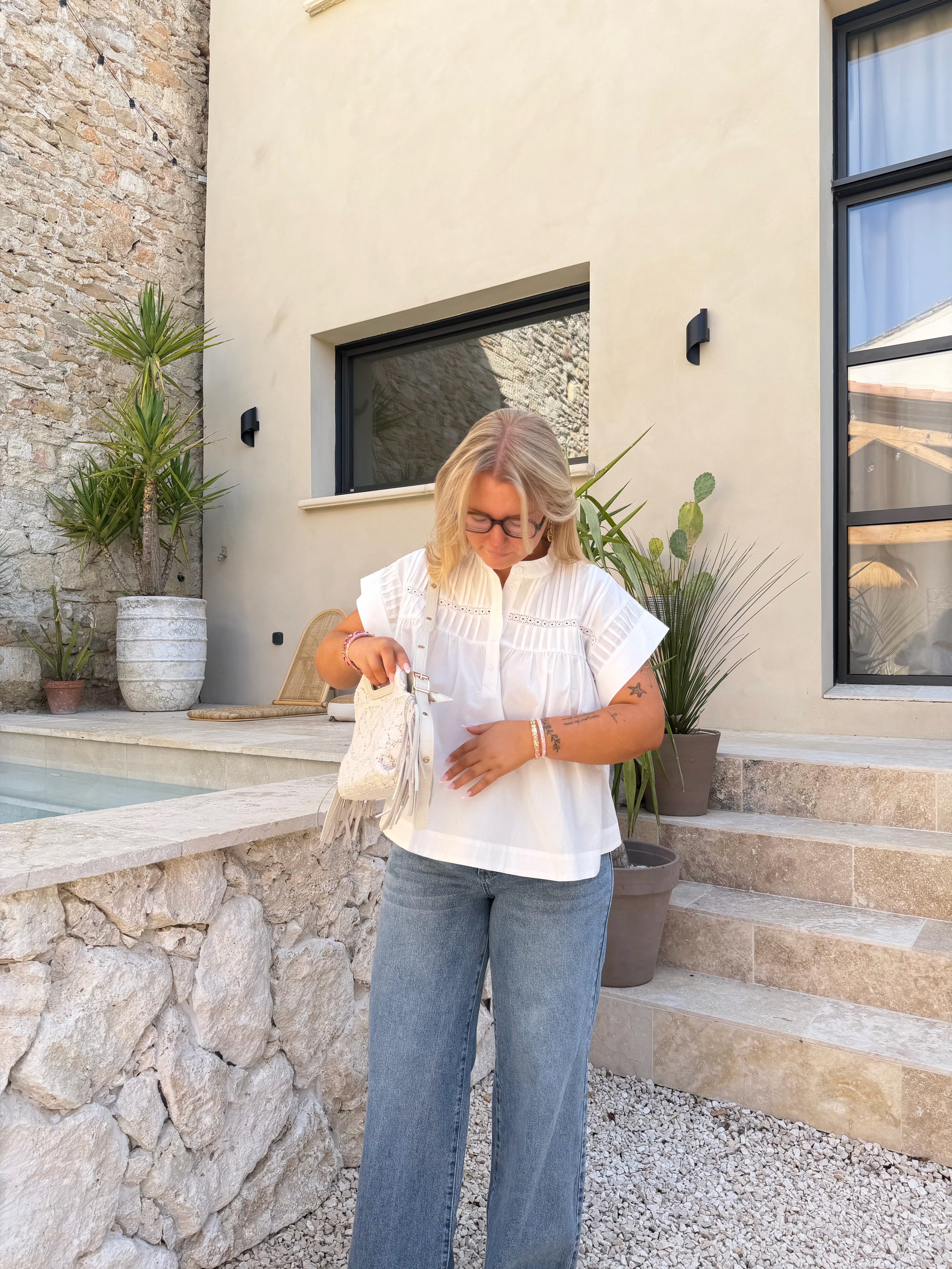 BLOUSE FLAVIE BLANCHE