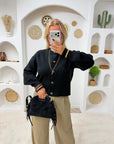 GILET CAMILLE NOIR
