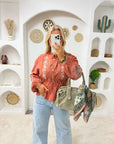 BLOUSE LINE TERRACOTTA