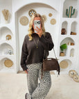 PULL MORGANE CHOCOLAT