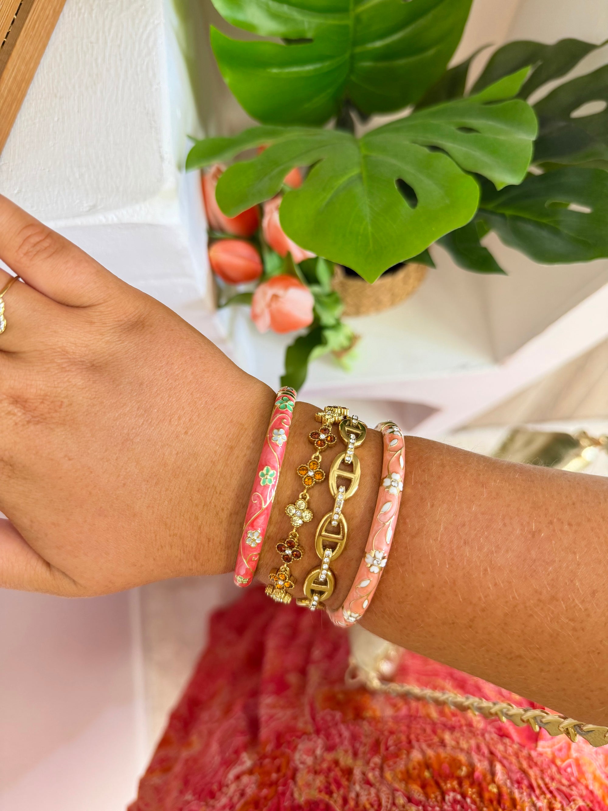 BRACELET ALMA STRASS CHAMPAGNE