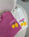 TEESHIRT CITRON ROSE 🍋