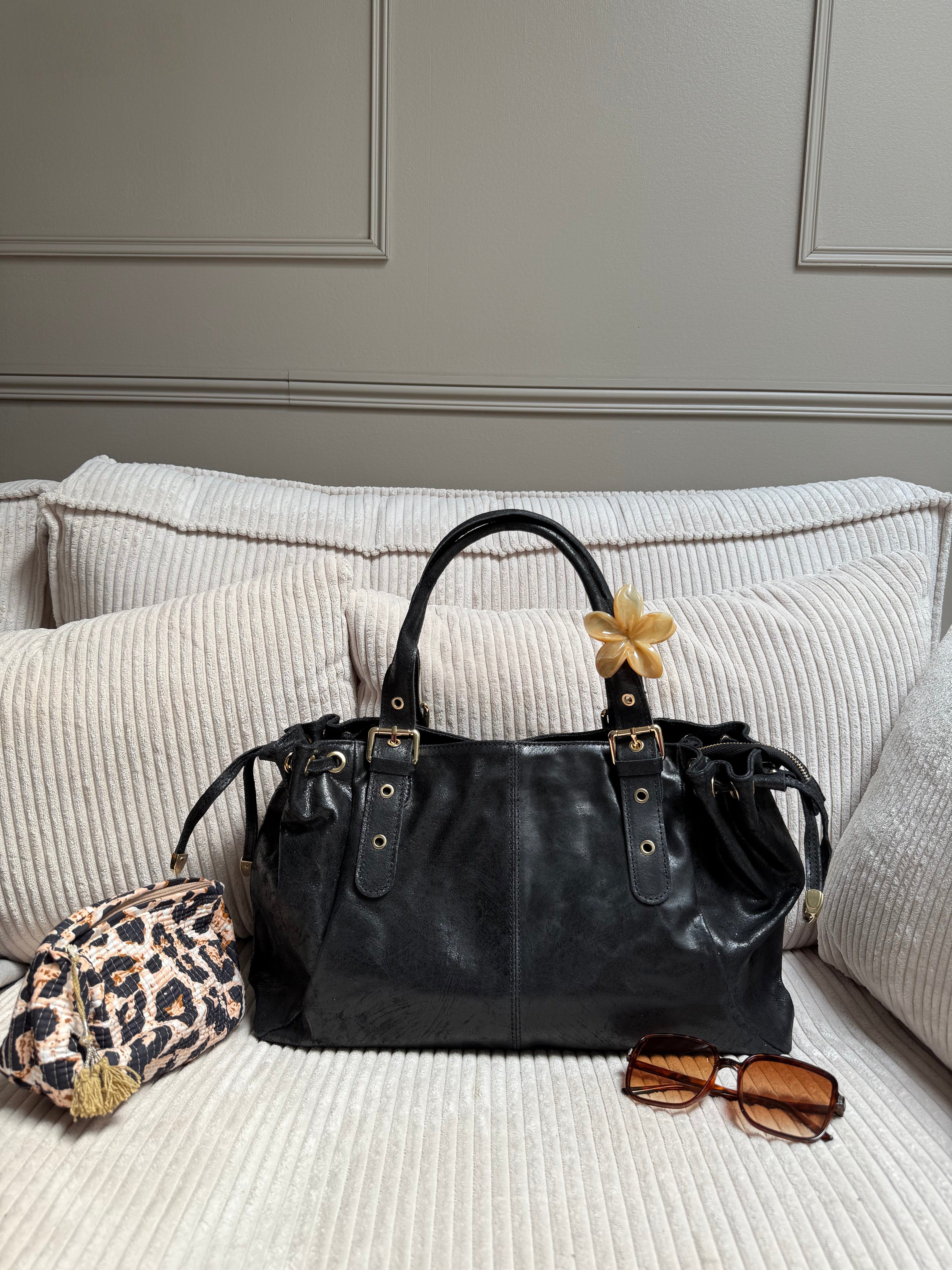 SAC JULIETTE NOIR MAT XL