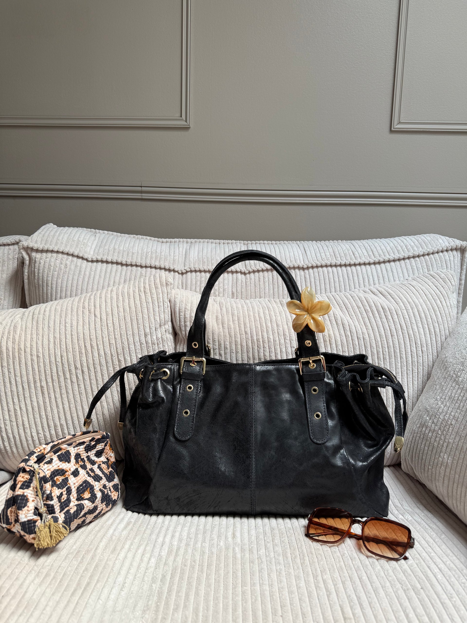 SAC JULIETTE NOIR MAT XL