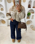 BLOUSE CAMÉLIA TAUPE
