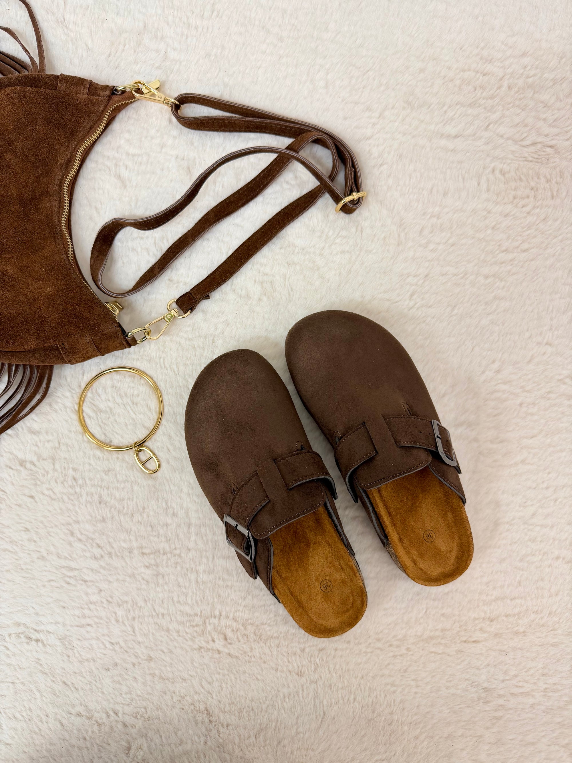MULES LOLA MARRON