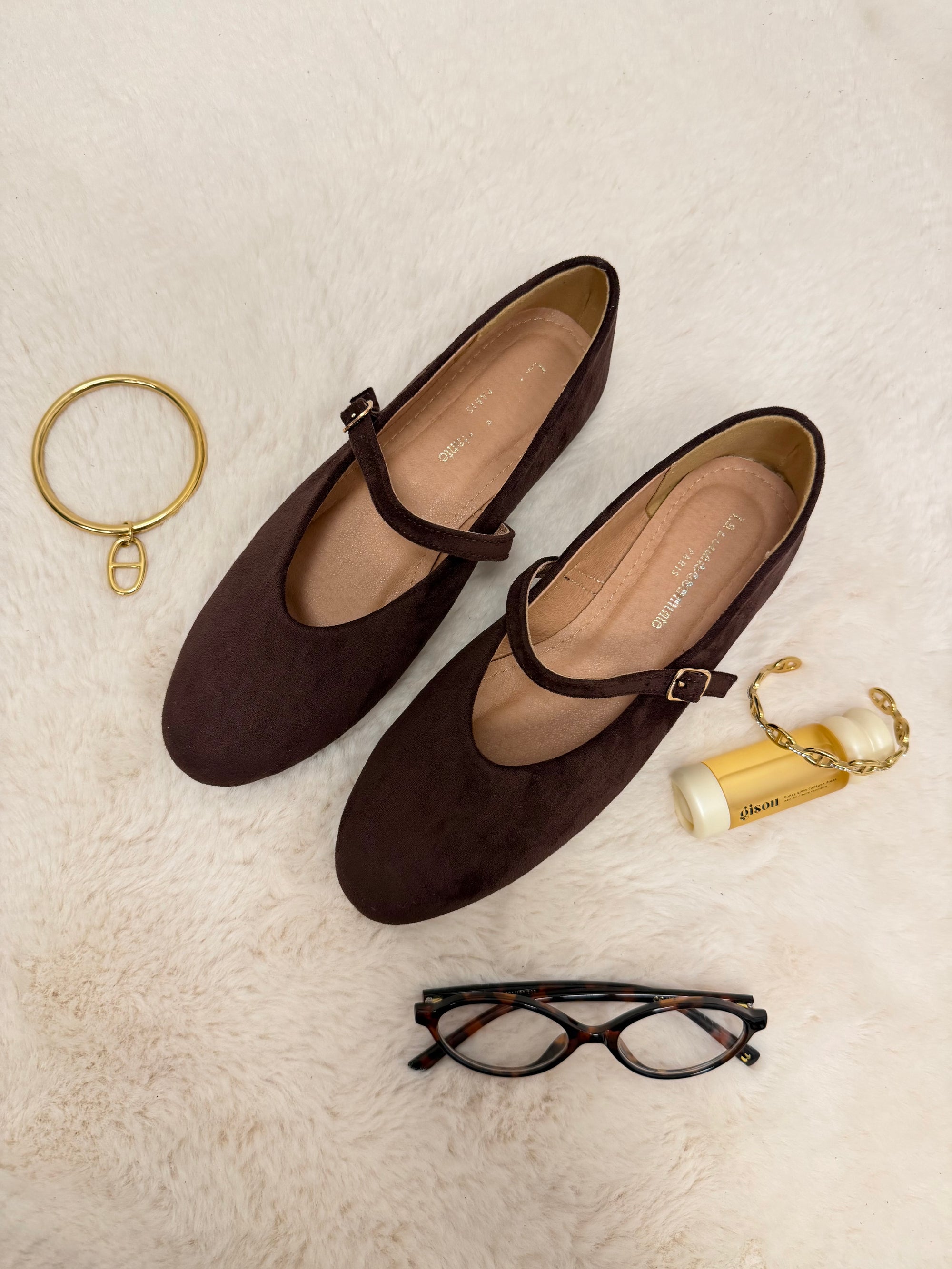 BALLERINES LILOU MARRON