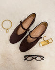 BALLERINES LILOU MARRON