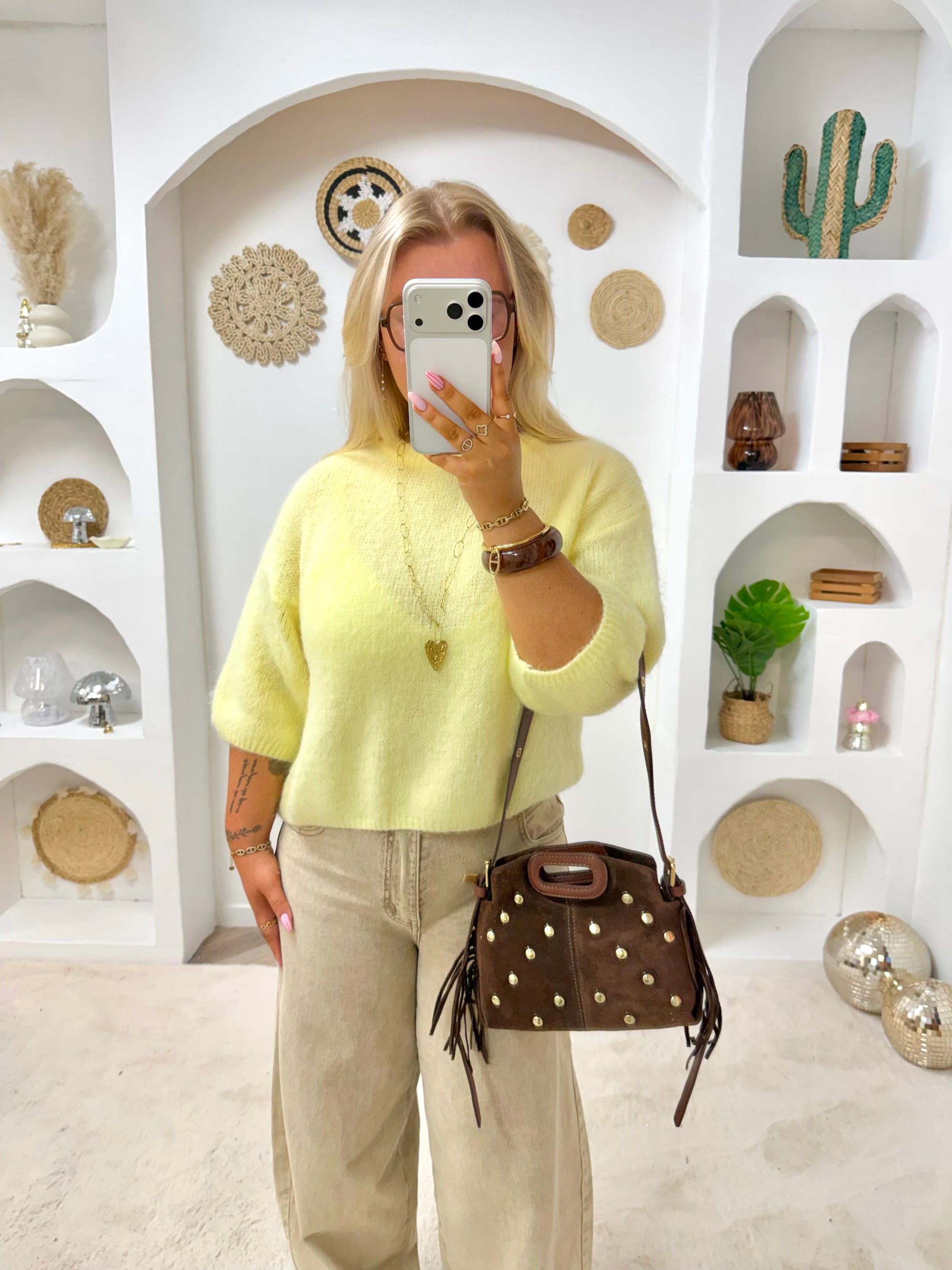 PULL ELÉA JAUNE