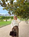 GILET GARANCE ÉCRU