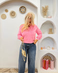 PULL CLÉA ROSE