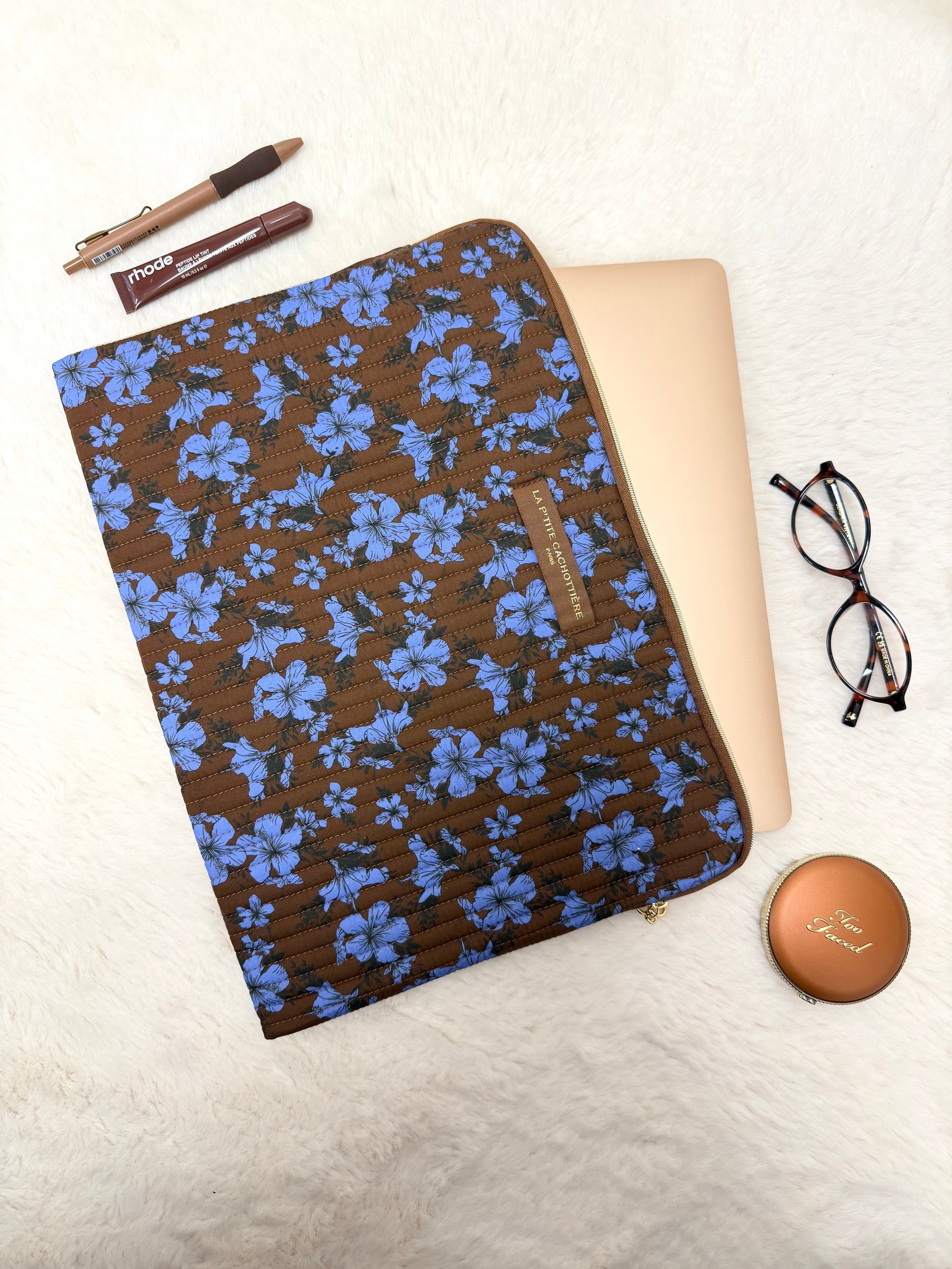 POCHETTE ORDINATEUR 13/14" CHOCOLAT