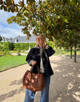 TRENCH VICHY GABRIELLE BLEU MARINE