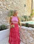 JUPE DOLCE ORANGE & ROSE