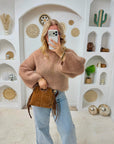 PULL MOHAIR KÉLIA CAMEL