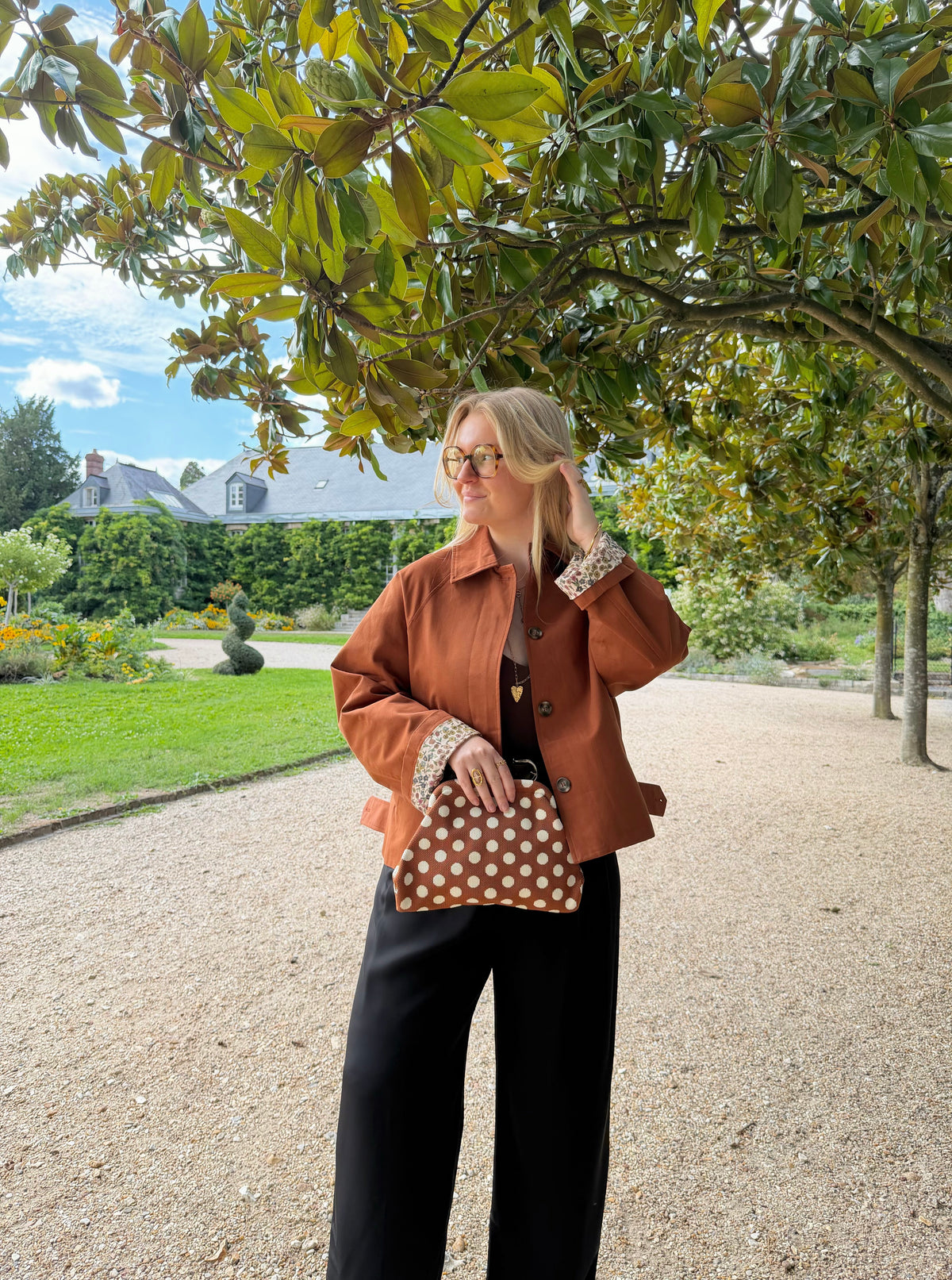 TRENCH LIBERTY DANAÉ COGNAC