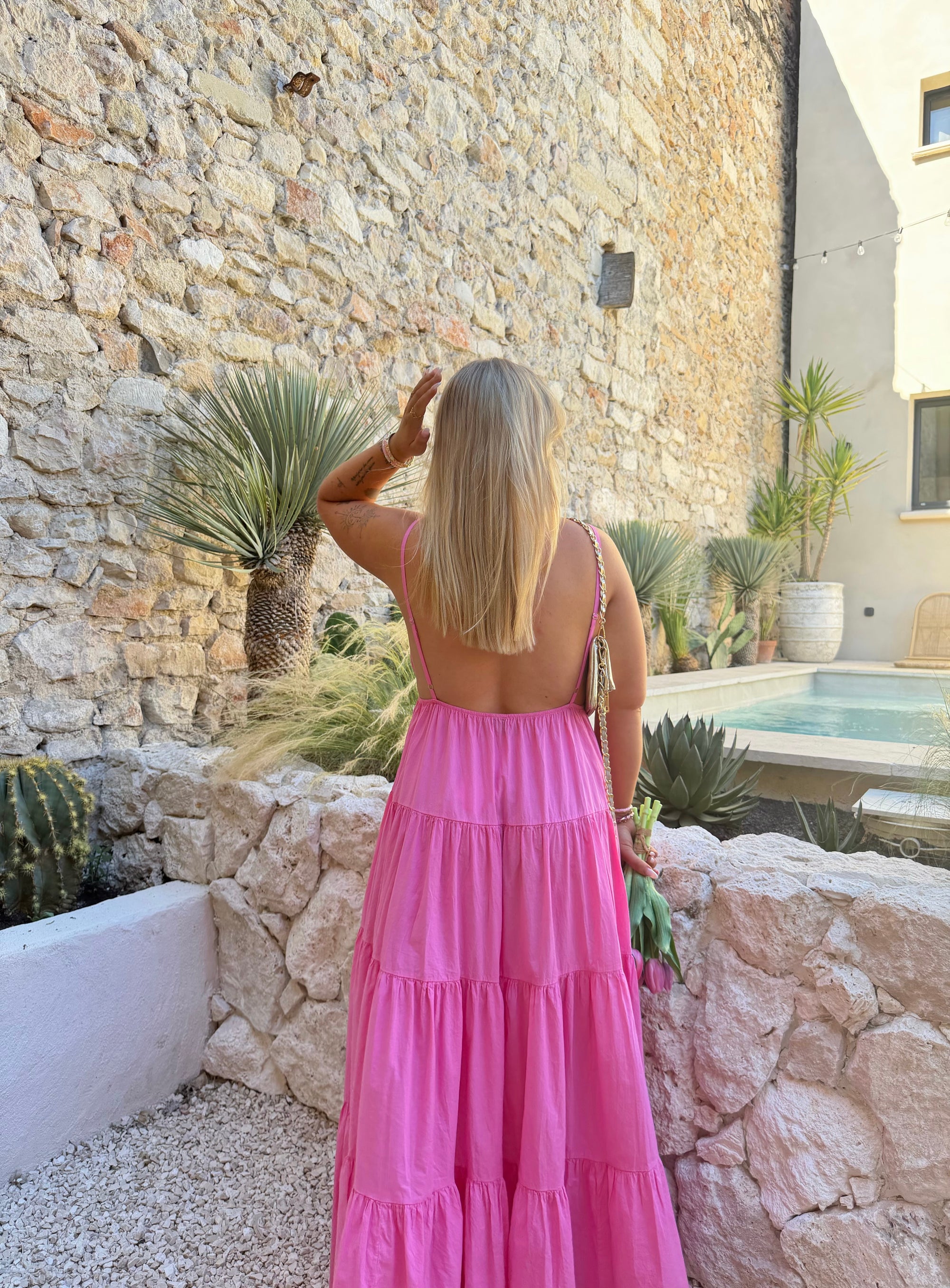 ROBE SOLEIL ROSE