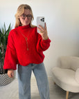 PULL OPALE ROUGE