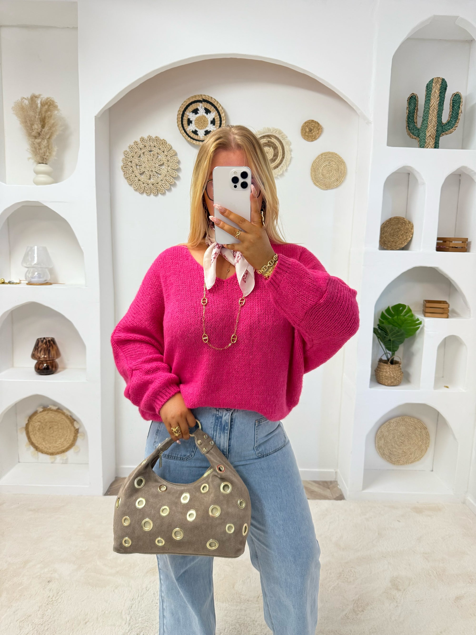 PULL VICTORIA FUSHIA