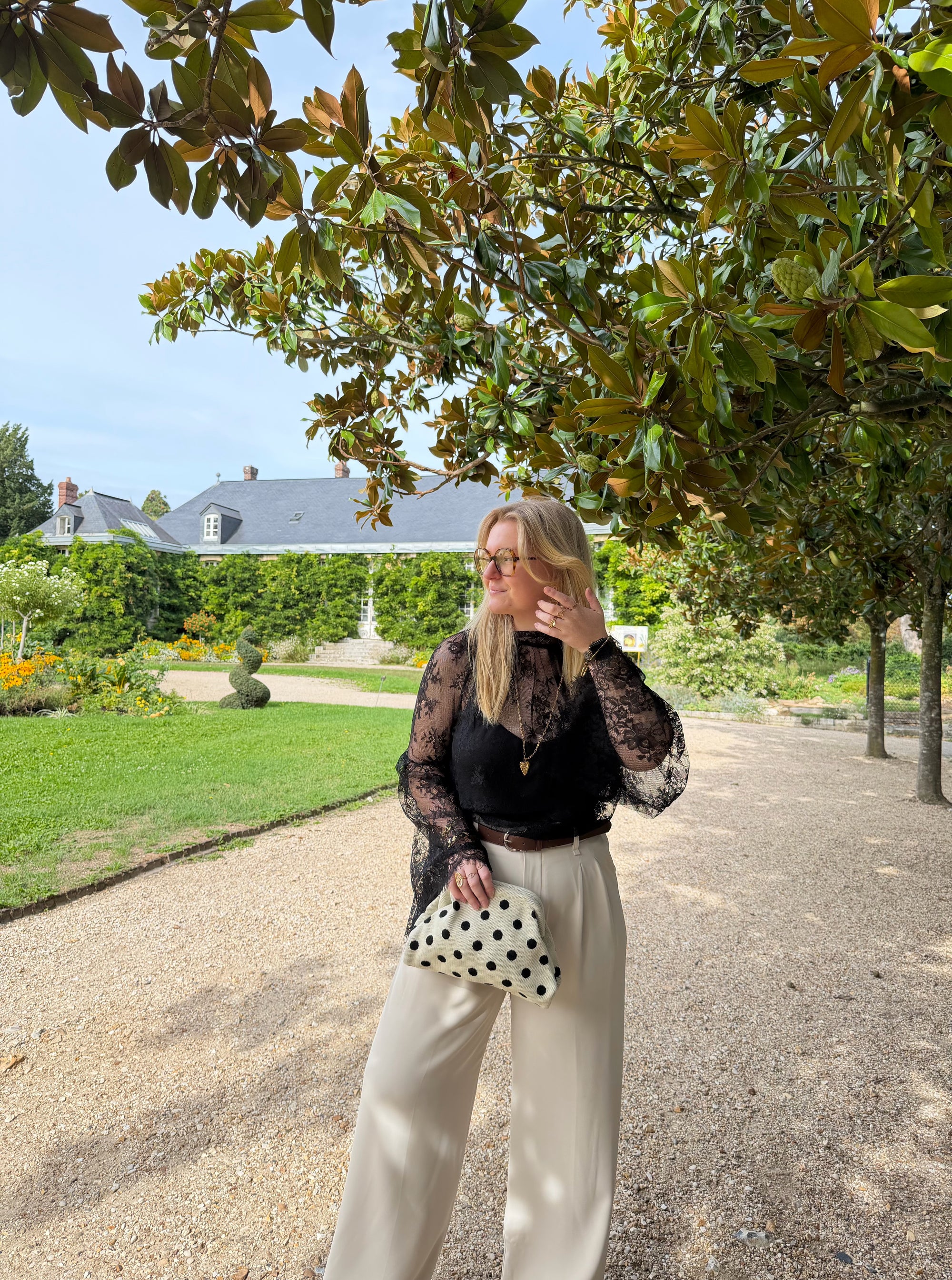 HAUT CLÉMENCE DENTELLE NOIR
