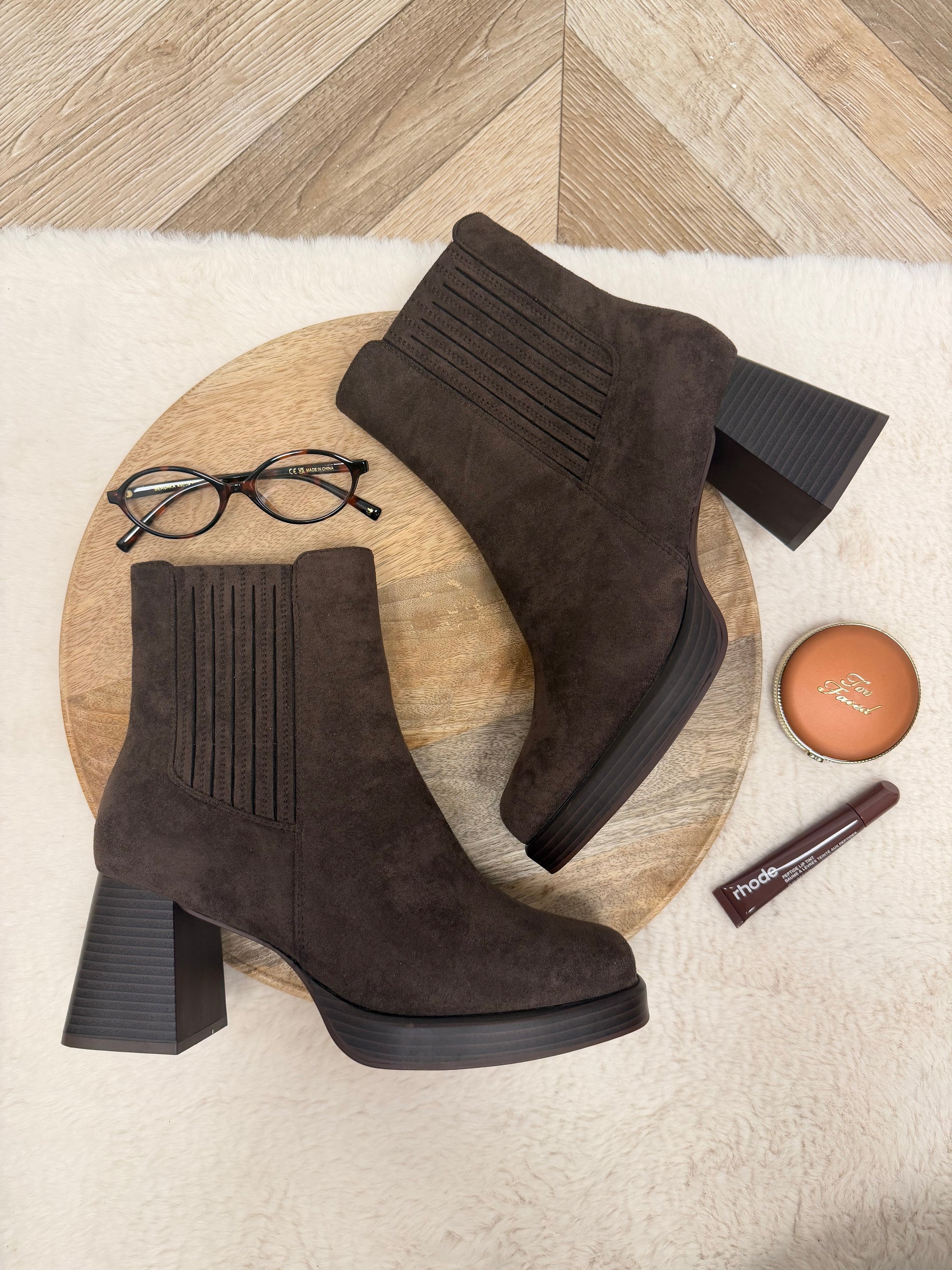 BOTTINES TOSCANE CHOCOLAT