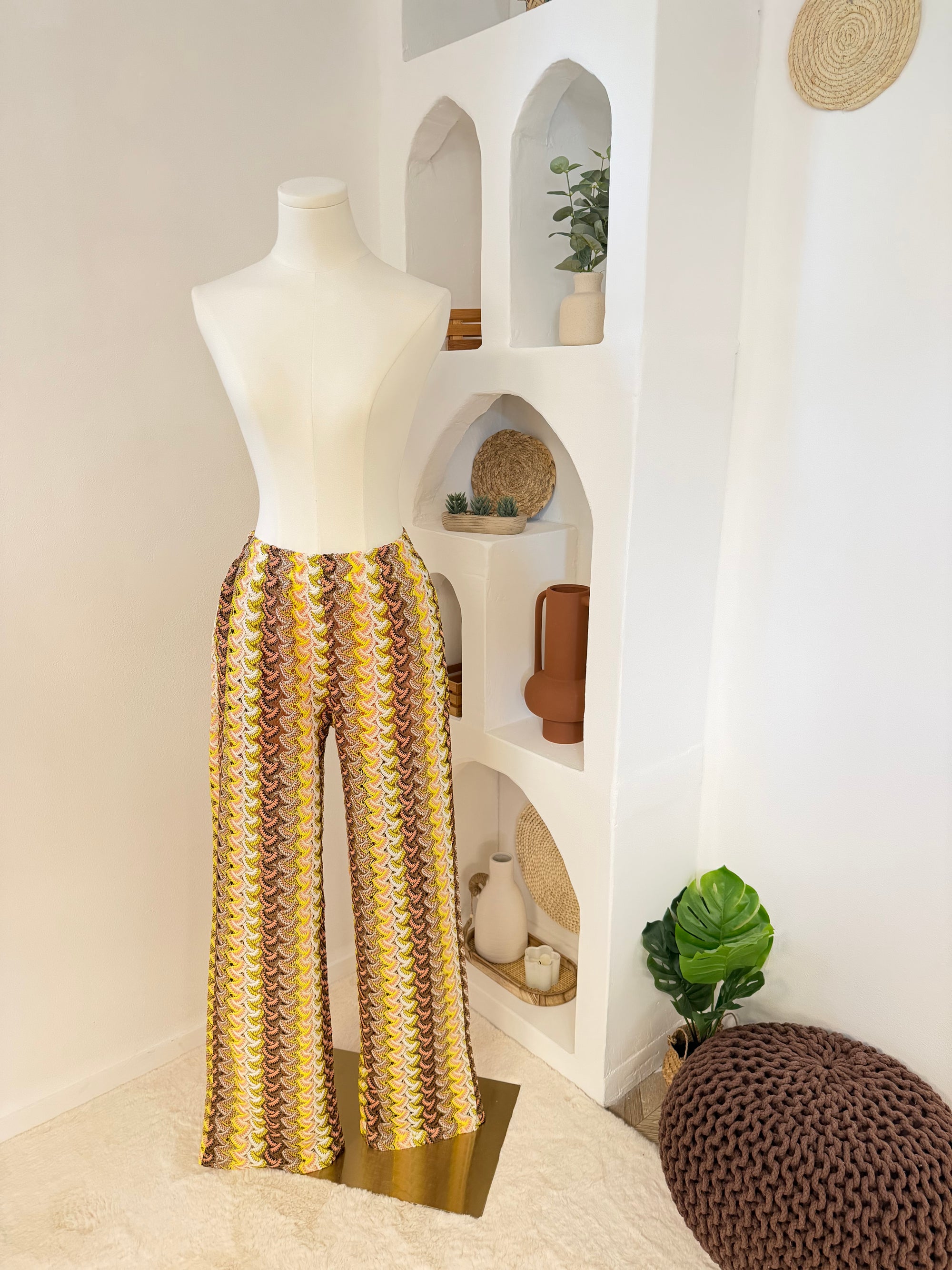 PANTALON IBIZA JAUNE