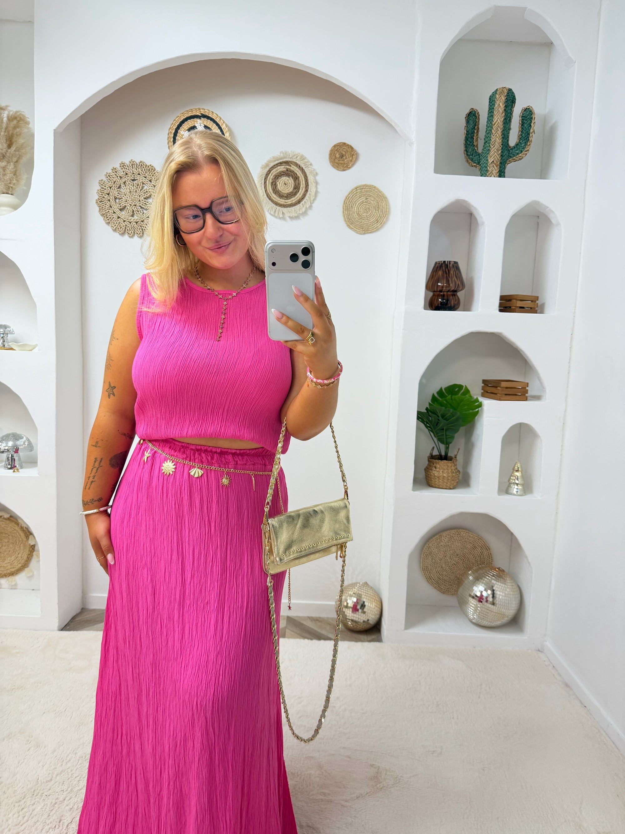 ENSEMBLE LARA FUSHIA
