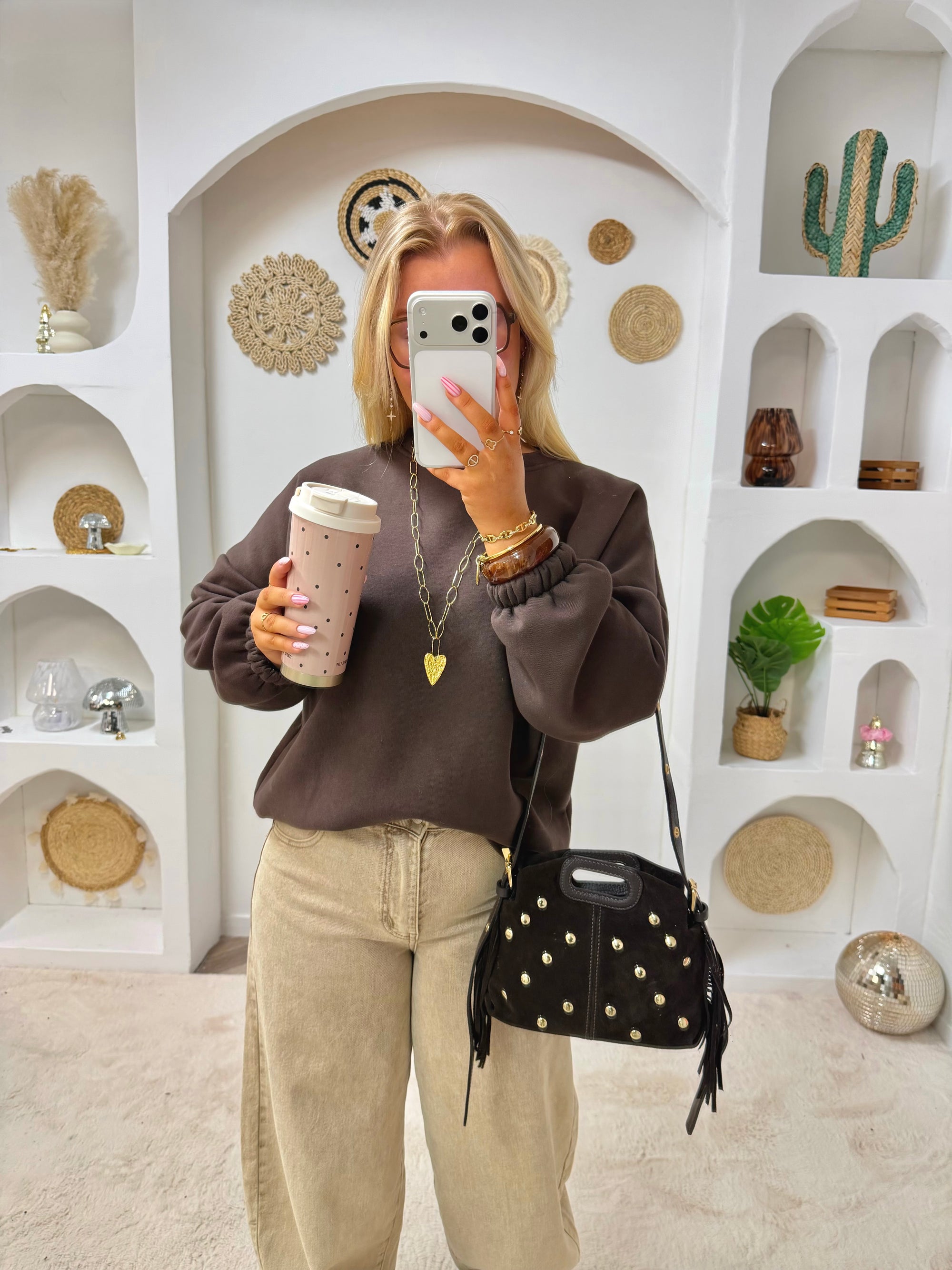 PULL COFFEE CHOCOLAT